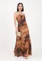 Gaëlle Paris Maxi Dresses Bruin Dames - Thumbnail 2