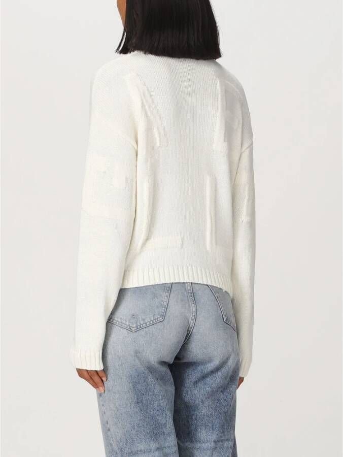 Gaëlle Paris Round-neck Knitwear Wit Dames