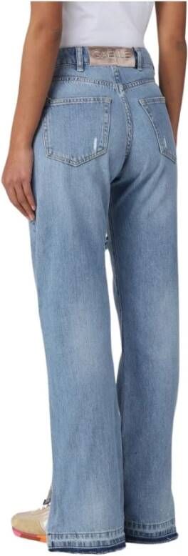 Gaëlle Paris Straight Jeans Blauw Dames