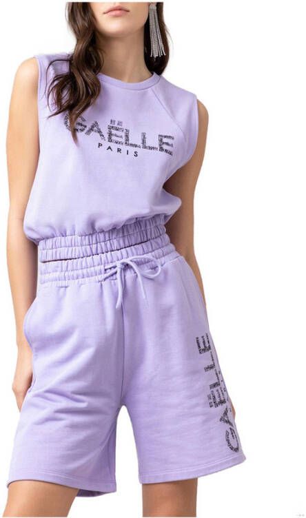 Gaëlle Paris Sleeveless Tops Purple Dames