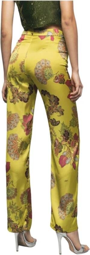 Gaëlle Paris Wide Trousers Groen Dames