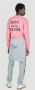 Gallery Dept. Bedrukt Logo T-shirt Roze Heren - Thumbnail 2