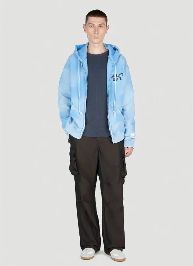 Gallery Dept. Logo Print Thermisch Sweatshirt Blauw Heren