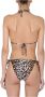 Ganni Leopard Print String Bikini Top Beige Dames - Thumbnail 5