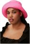 Ganni Pink Recycled Tech Bucket Hat Roze Dames - Thumbnail 6