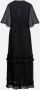 Ganni Zwarte jurk met kanten details Zwart Dames - Thumbnail 2