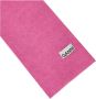 Ganni Wollen Gebreide Sjaal met Logo Patch Pink Dames - Thumbnail 7
