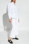 Ganni Witte Katoenen Poplin Shirt White Dames - Thumbnail 2