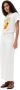 Ganni Ontspannen T-shirt in perzikkleur White Dames - Thumbnail 2