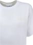 Ganni Katoenen T-Shirt Art T2917 001 White Dames - Thumbnail 2