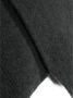 Ganni Wollen Gebreide Sjaal met Logo Patch Grijs Dames - Thumbnail 2