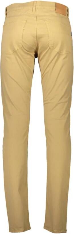 Gant Beige Cotton Jeans & Pant Beige Heren