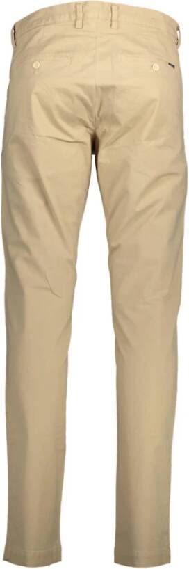 Gant Beige Cotton Jeans & Pant Beige Heren