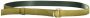 Gant Groene Leren Riem met Metalen Logo Gesp Green Unisex - Thumbnail 2