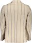 Gant Klassieke Beige Linnen Jas Beige Heren - Thumbnail 2