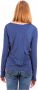 Gant Blauwe T-shirt met lange mouwen en logo Blue Dames - Thumbnail 2
