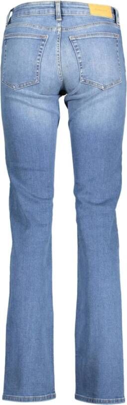 Gant Blue Cotton Jeans & Pant Blauw Dames