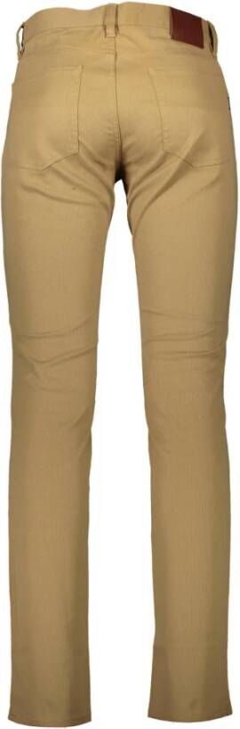 Gant Brown Cotton Jeans Pant Bruin Heren