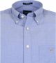 Gant Casual Overhemd Broadcloth Lichtblauw Blauw Heren - Thumbnail 2