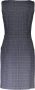 Gant Blauwe Korte Jurk Brede Schouders Ele Gray Dames - Thumbnail 2