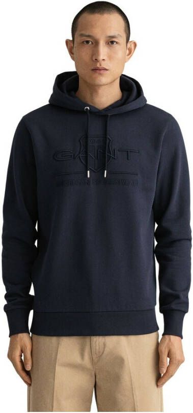 Gant Hoodie Blauw Heren