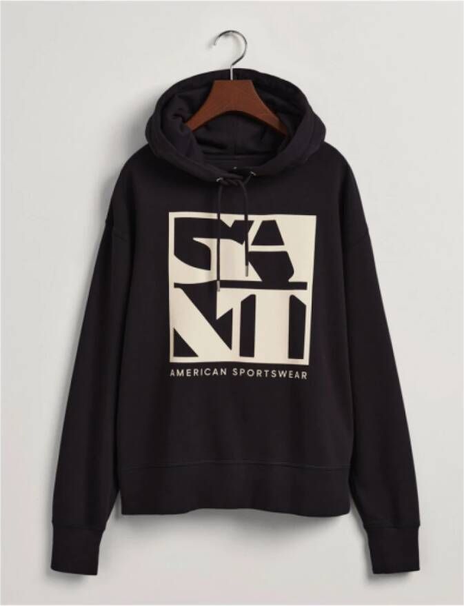 Gant Hoodie met urban stijl Blue Dames