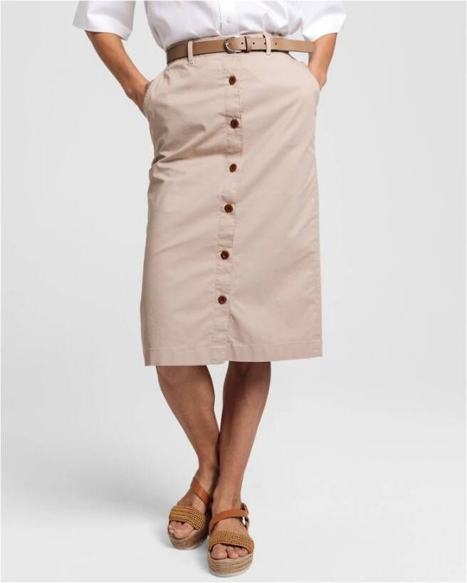 Gant HW chino rok Beige Dames