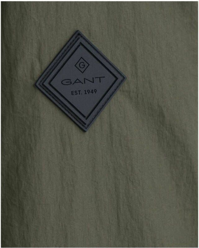 Gant Nylon jas met 4 zakken Groen Heren