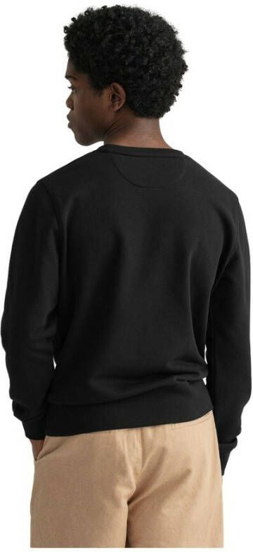 Gant Origineel C-hals sweatshirt Zwart Heren