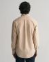 Gant Lange mouw overhemd Beige Heren - Thumbnail 4
