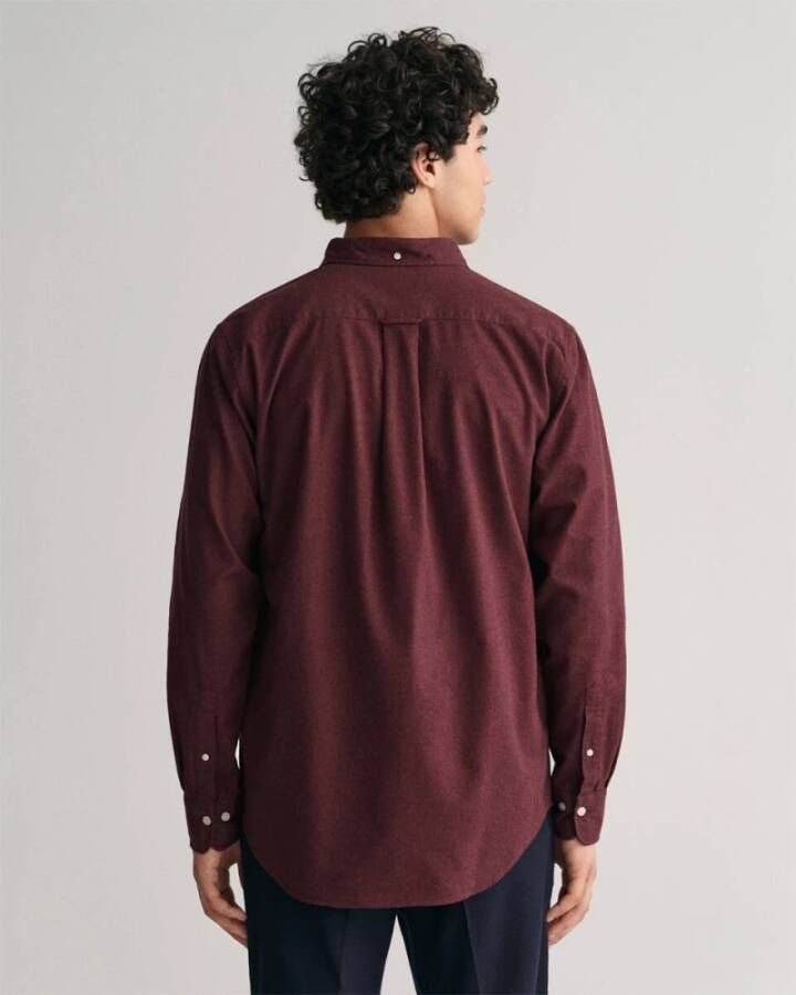 Gant Lange mouw overhemd Rood Heren