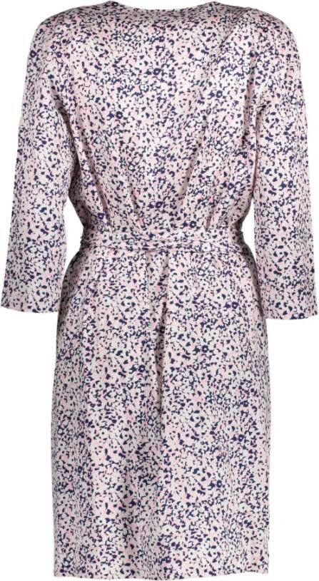 Gant Pink Viscose Dress Roze Dames