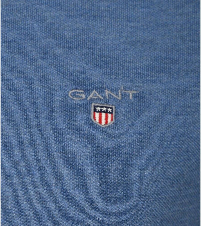 Gant Polo Basic Blauw Heren