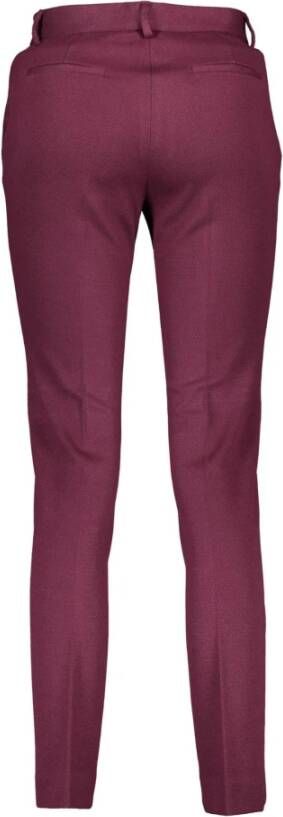 Gant Purple Elastane Jeans & Pant Paars Heren