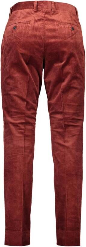 Gant Red Cotton Jeans Pant Rood Heren