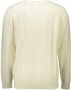 Gant Witte Wollen Trui Lange Mouwen Ronde Hals White Heren - Thumbnail 2