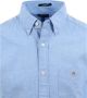 Gant Short Sleeve Overhemd Linnen Lichtblauw Blauw Heren - Thumbnail 5