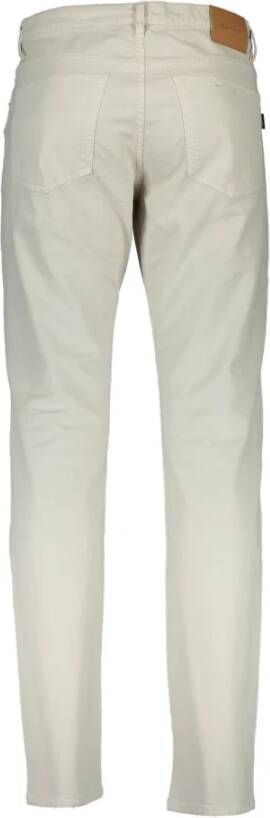 Gant Straight Trousers Beige Heren