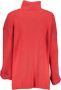 Gant Rode Wollen Trui met Lange Mouwen en Hoge Kraag Rood Dames - Thumbnail 2
