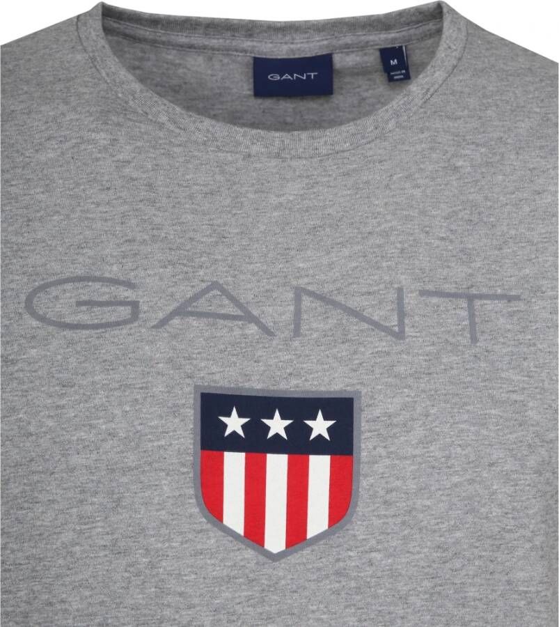 Gant T-shirt SHIELD Grote merkprint - Foto 4