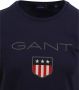 Gant T-shirt Shield Logo Blauw Heren - Thumbnail 2