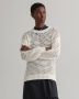 Gant Geperforeerd Katoenen Overhemd met Lange Mouwen White Dames - Thumbnail 2