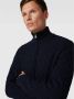 Gant Donkerblauwe Wolblend Vest met Opstaande Kraag Blue Heren - Thumbnail 2