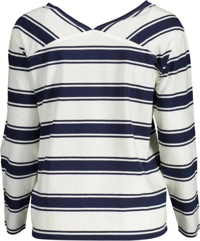 Gant Witte Katoenen Longsleeve T-shirt Wit Heren