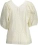 Gant Witte T-shirt met korte mouwen voor vrouwen White Dames - Thumbnail 2