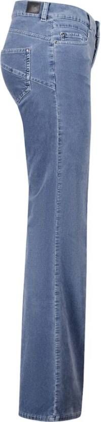 Gardeur broek rib Zuri126 630161 7266 Blauw Dames