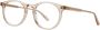 Garrett Leight Beige Crystal Brilmontuur Beige Unisex - Thumbnail 2