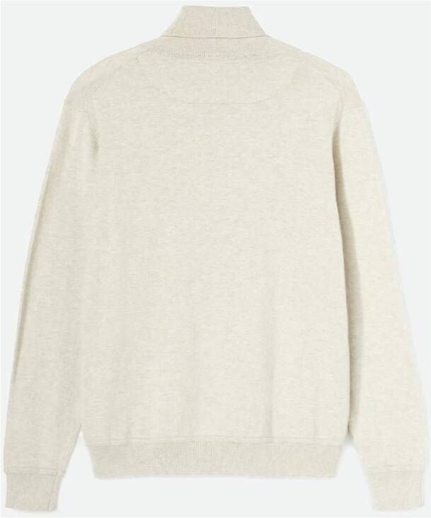 GAS Warm Seed Mel. Ivoor Katoenen Truien Beige Heren