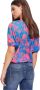 Gaudi 3 4 Mouw Blouse Multicolor Dames - Thumbnail 2