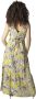 Gaudi Tropische Print Maxi Jurk Multicolor Dames - Thumbnail 2